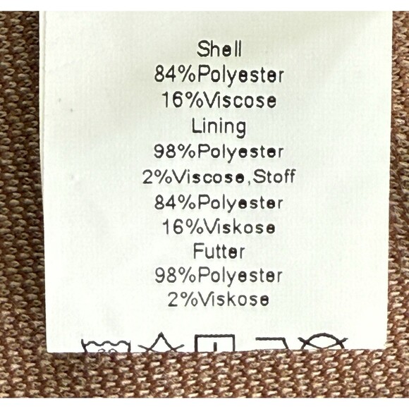 Knit Blazer Brown Soft Unstructured Stretch Sport Coat Casual Minimalist Sz 2XL - Picture 7 of 11